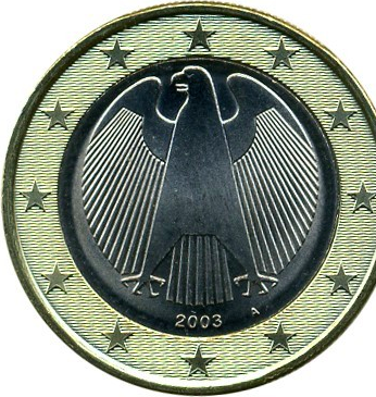 1 euro 2003 Nemecko ob.UNC A