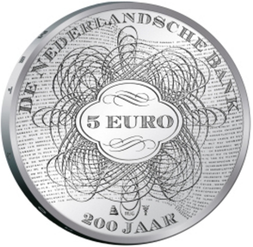 5 euro 2014 Holandsko UNC 200 jaar Nederlandsche Bank 1814-2014