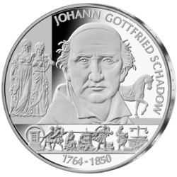 10 euro 2014 Nemecko UNC  Johann Gottfried Schadow