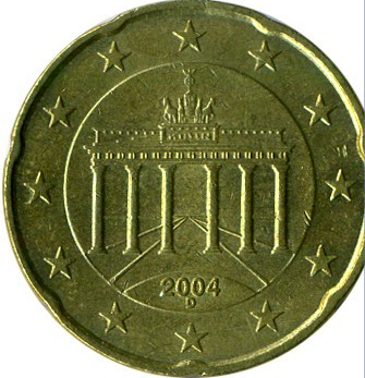 20 cent 2003 Nemecko ob.UNC D