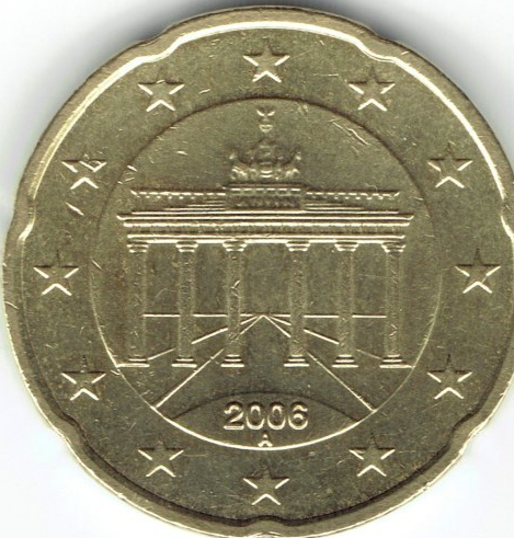 20 cent 2003 Nemecko ob.UNC A