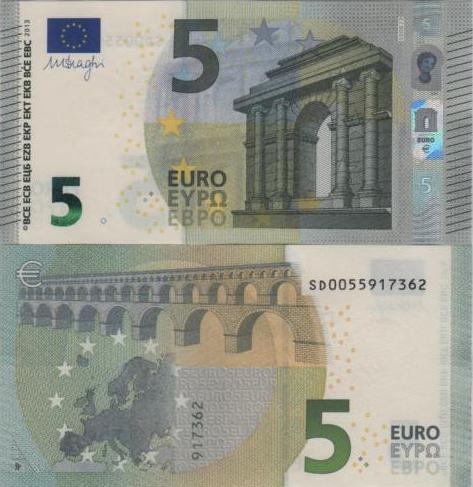 5 euro 2013 EU Mario Draghi SD/S006J3