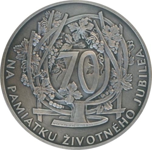 Medaila SP, k životnému jubileu 70 rokov 