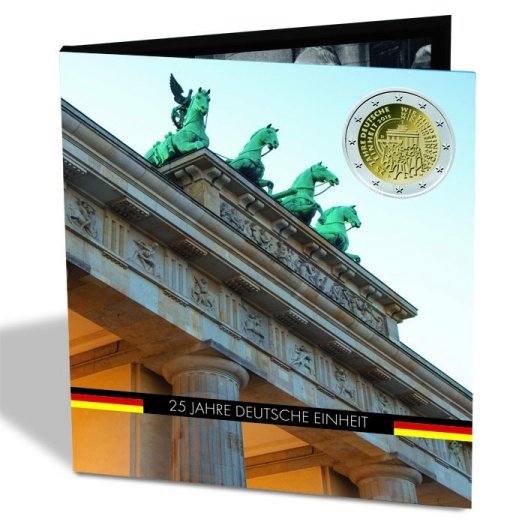 Album PRESSO na mince, 5 x 2 euro Nemecko "25 rokov zjednotenia" (PRESSO2EUDTE)