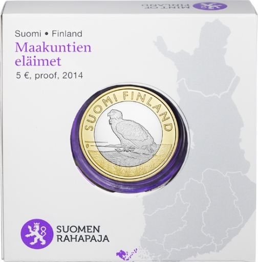 5 euro 2014 Fínsko PROOF Aland