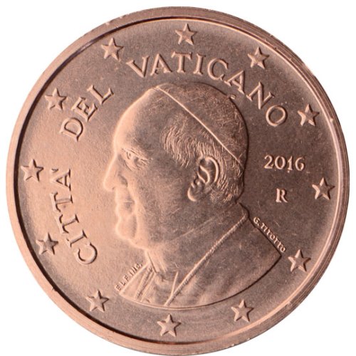 2 cent 2015 Vatikán ob.UNC František