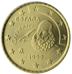 50 cent 2001 Španielsko ob.UNC