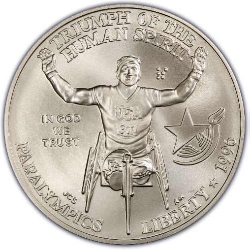Dollar 1996 D USA paralympiada cyklistika