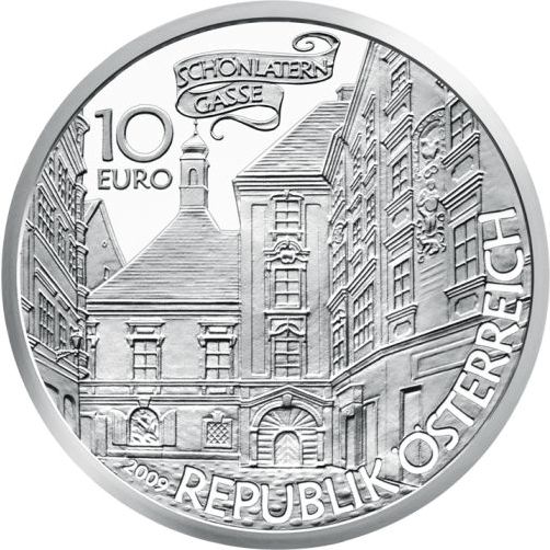 10 euro 2009 Rakúsko UNC Basilisk