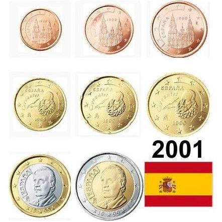 SET 2001 Španielsko UNC