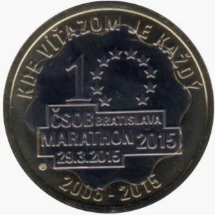 Žetón "Bratislavský maratón 2015"