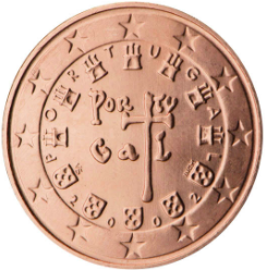 5 cent 2004 Portugalsko ob.UNC