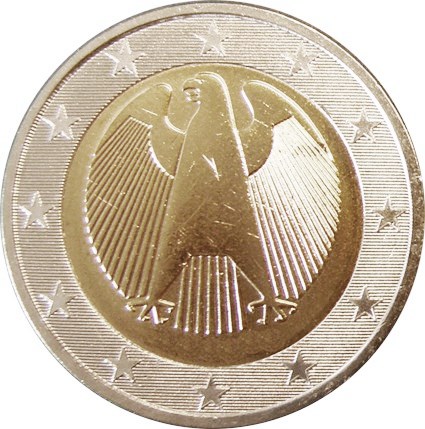 2 euro 2014 D Nemecko  ob.UNC