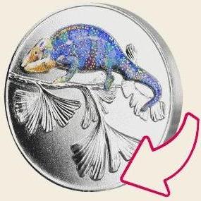 Medaila NF "Chameleón" + mincovňa (670432)