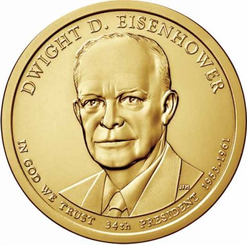 Dollar 2015 D USA UNC, Dwight D. Eisenhower 34th