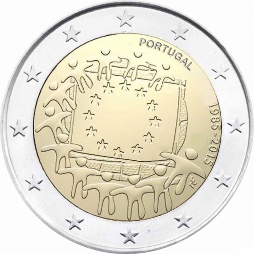 2 euro 2015 Portugalsko cc.UNC Európska vlajka
