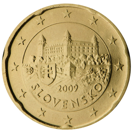 20 cent 2016 Slovensko ob.UNC