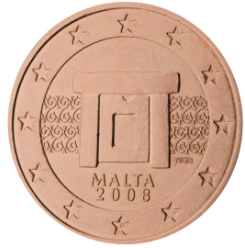5 cent 2012 Malta ob.UNC