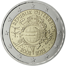 2012 10 Rokov Euro Meny