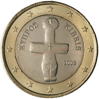 1 euro 2019 Cyprus ob.UNC